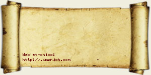 Milana Jerinić vizit kartica